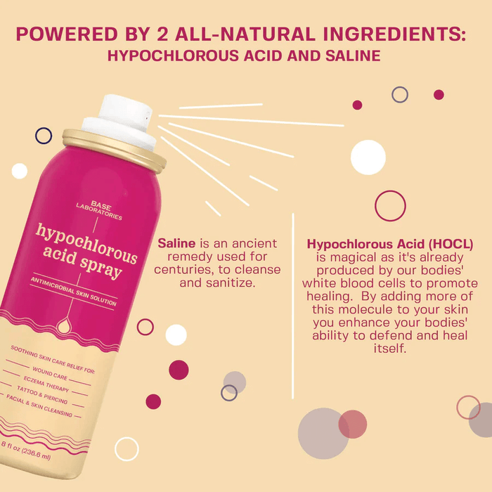 HYPOCHLOROUS ACID SPRAY FOR SKIN & FACE | HEALING TOPICAL SPRAY