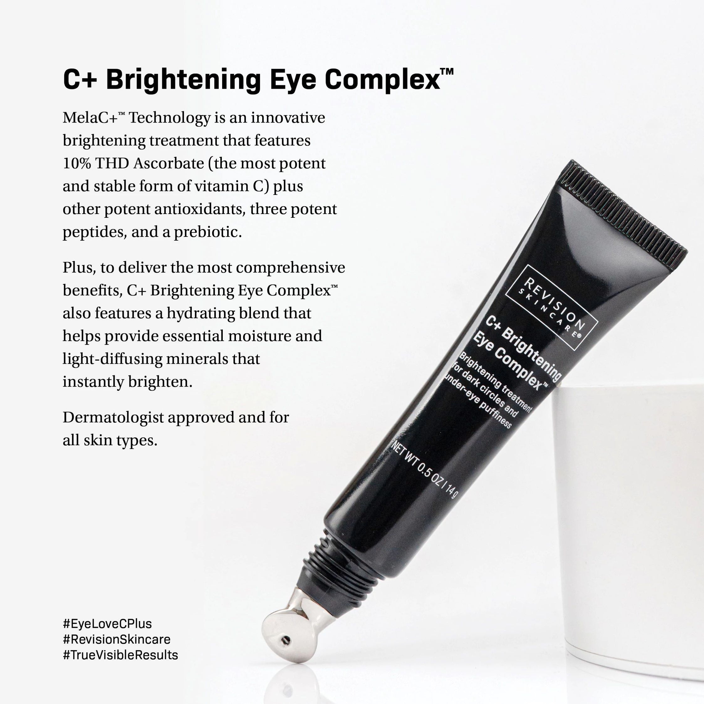 Travel Size C+ Brightening Eye Complex 0.25 oz — Longevity TEXAS